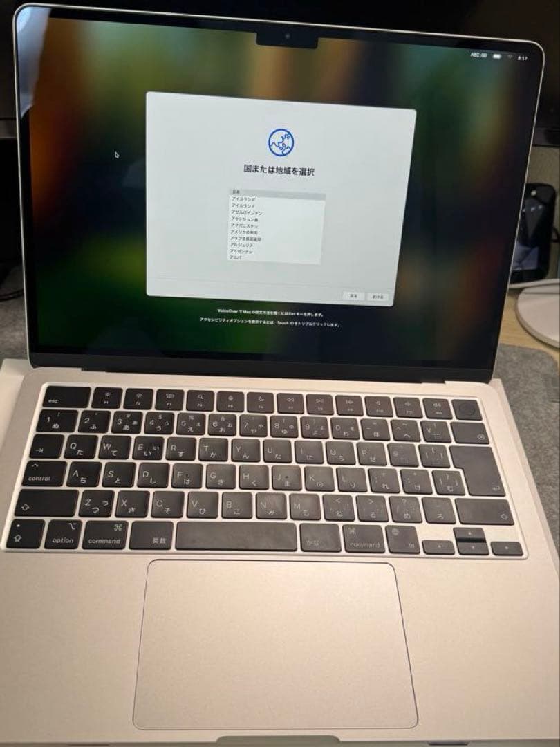 Apple MacBook air M2 8GB 512GB シルバー
