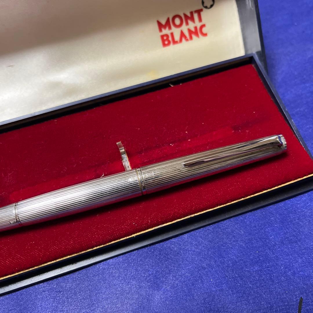 montblanc 126　925シルバー　万年筆　18k750　モンブラン