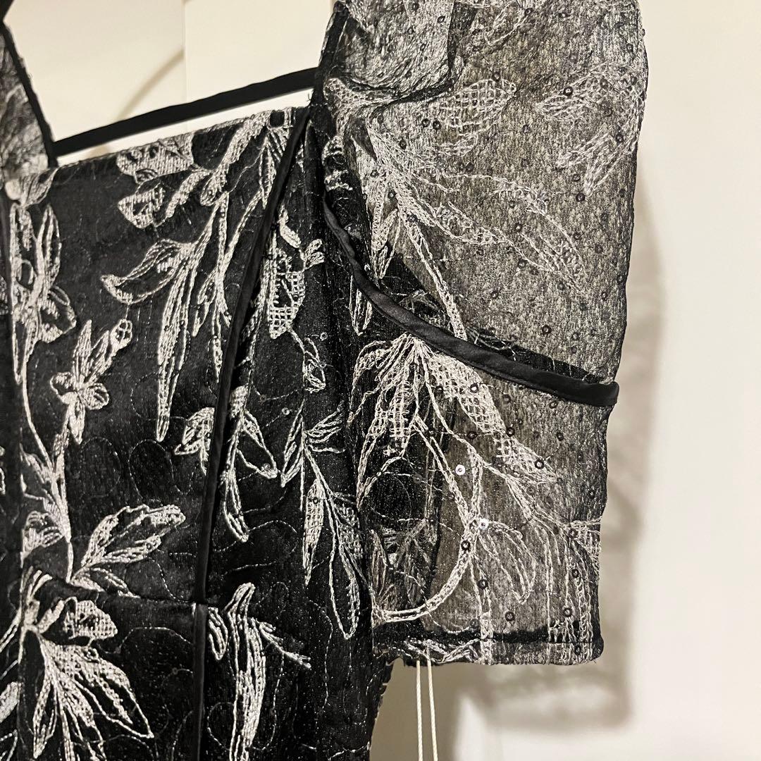 【FRAY I.D】新品タグ付き / M / カーブパネルエンブロイダリードレス