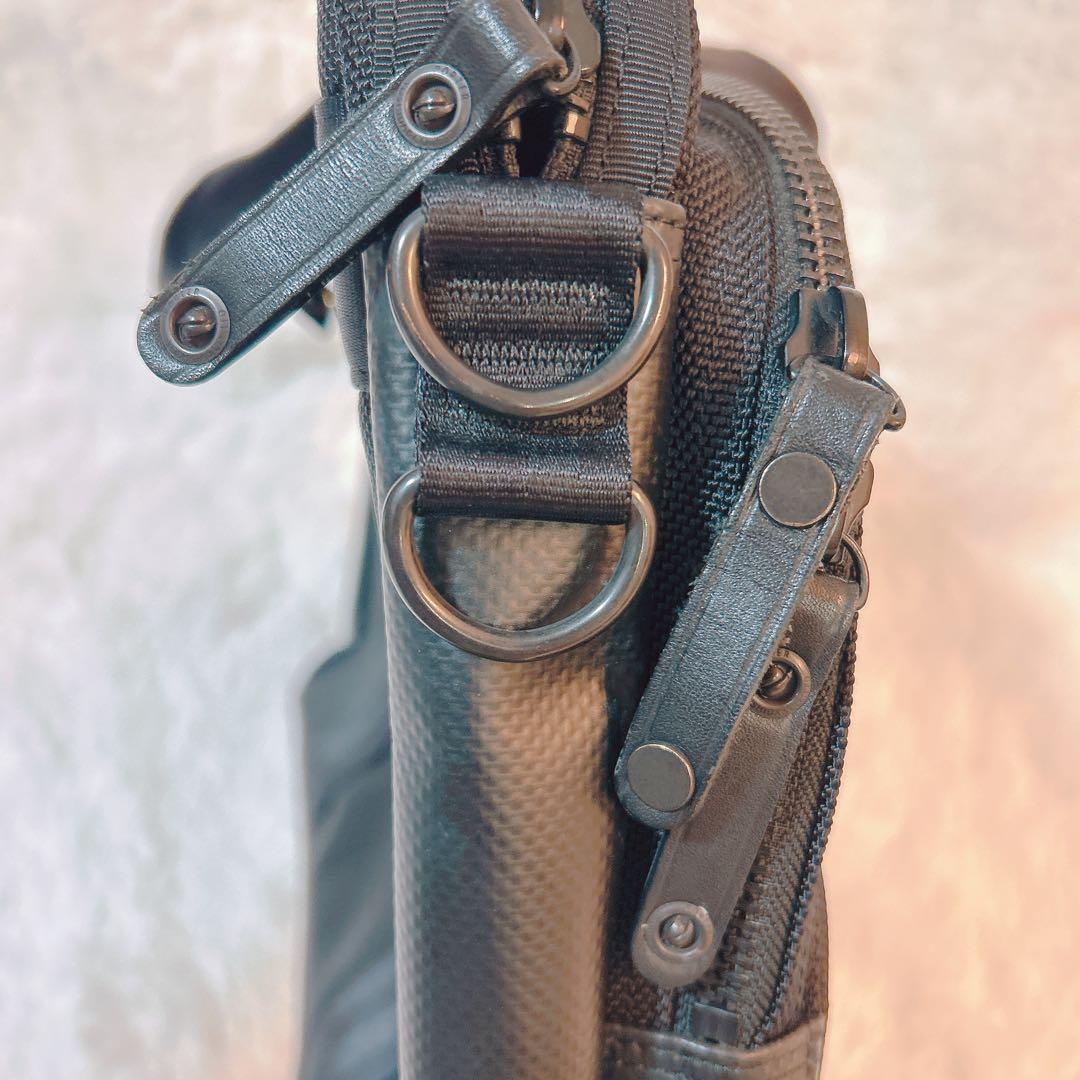 【訳あり美品 】ポーター ビジネスバック黒　ショルダー紐欠品