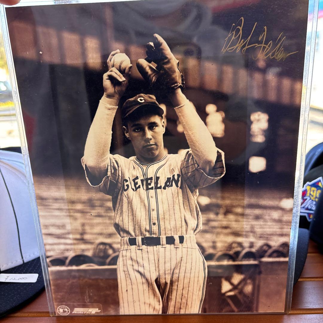【SALE】MLB ボブ・フェラーサイン入り写真