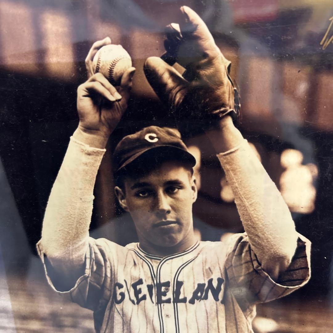 【SALE】MLB ボブ・フェラーサイン入り写真