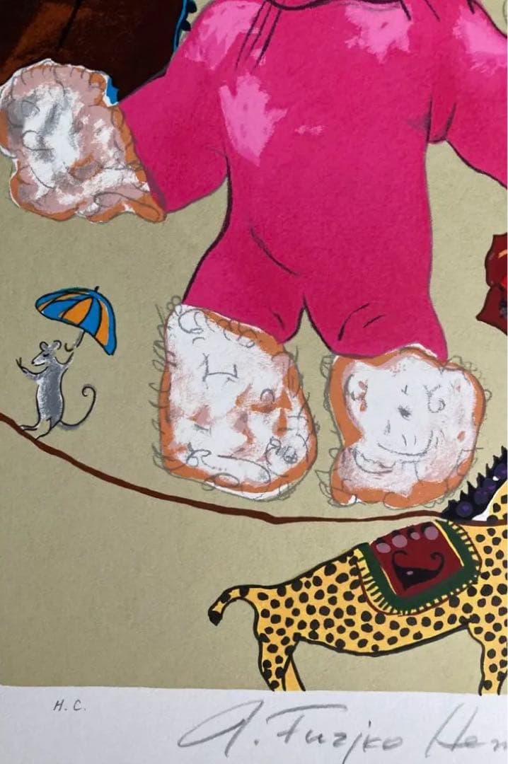 フジ子ヘミング アート　真作・直筆サイン入り