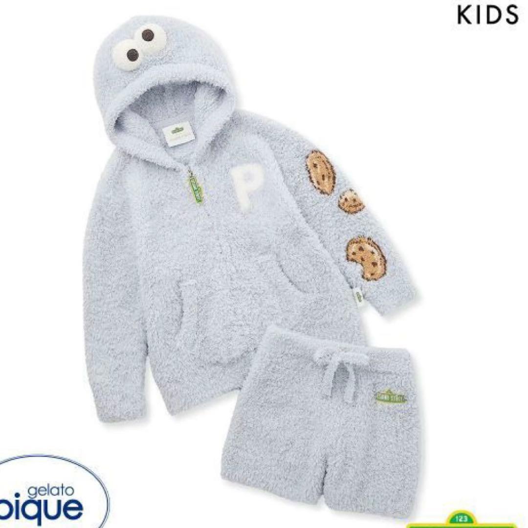 【新品】ジェラピケ♡クッキーモンスター♡上下セット♡