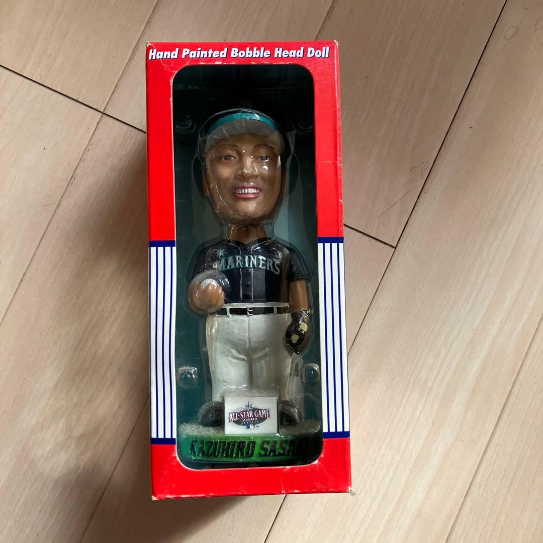 野茂英夫　松井秀喜　佐々木主浩　ボブルヘッド　メジャー　ドジャース　ヤンキース
