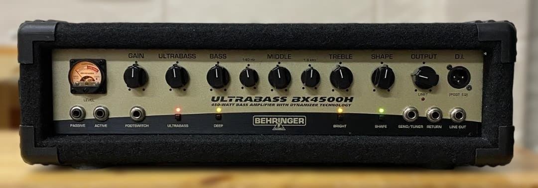 【値下げ：美品】Behringer BX4500H ベースアンプ 動作良好②