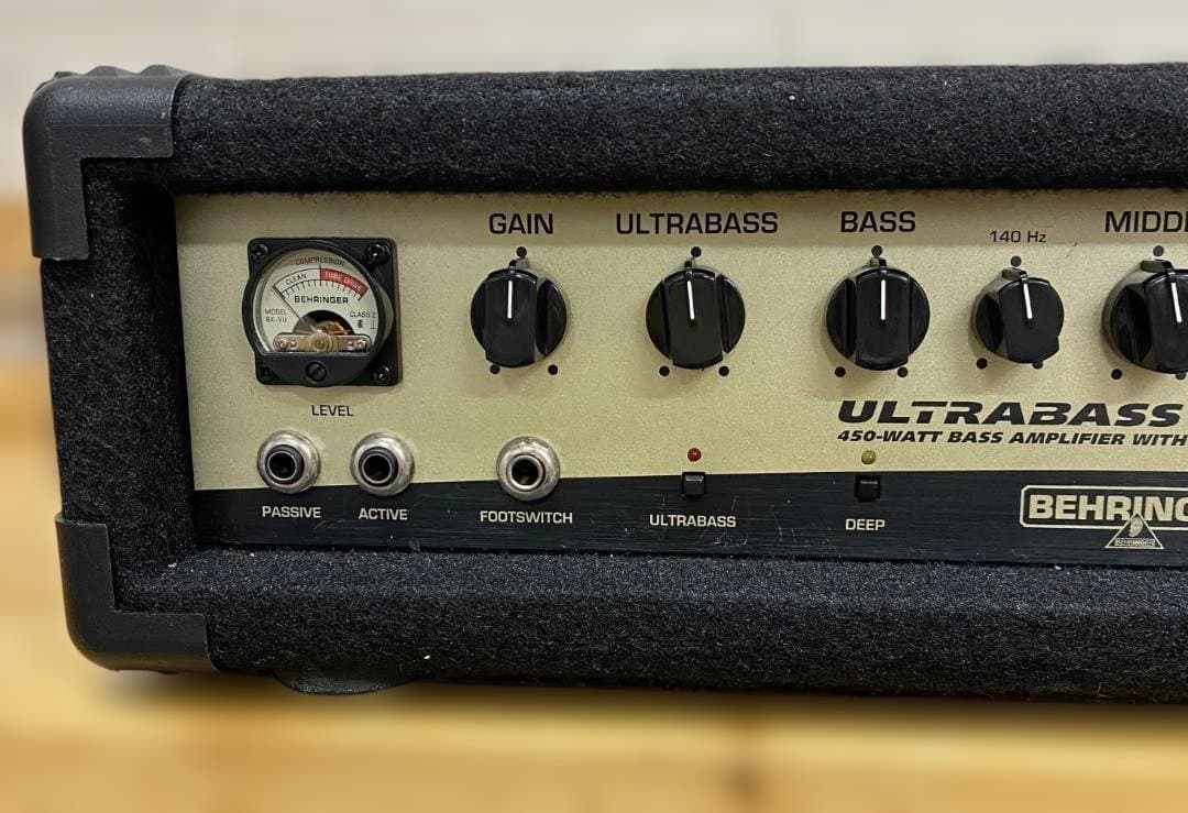 【値下げ：美品】Behringer BX4500H ベースアンプ 動作良好②