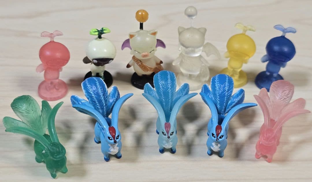 FF11 ミニフィギュア カーバンクル マンドラゴラ モーグリ FF XI