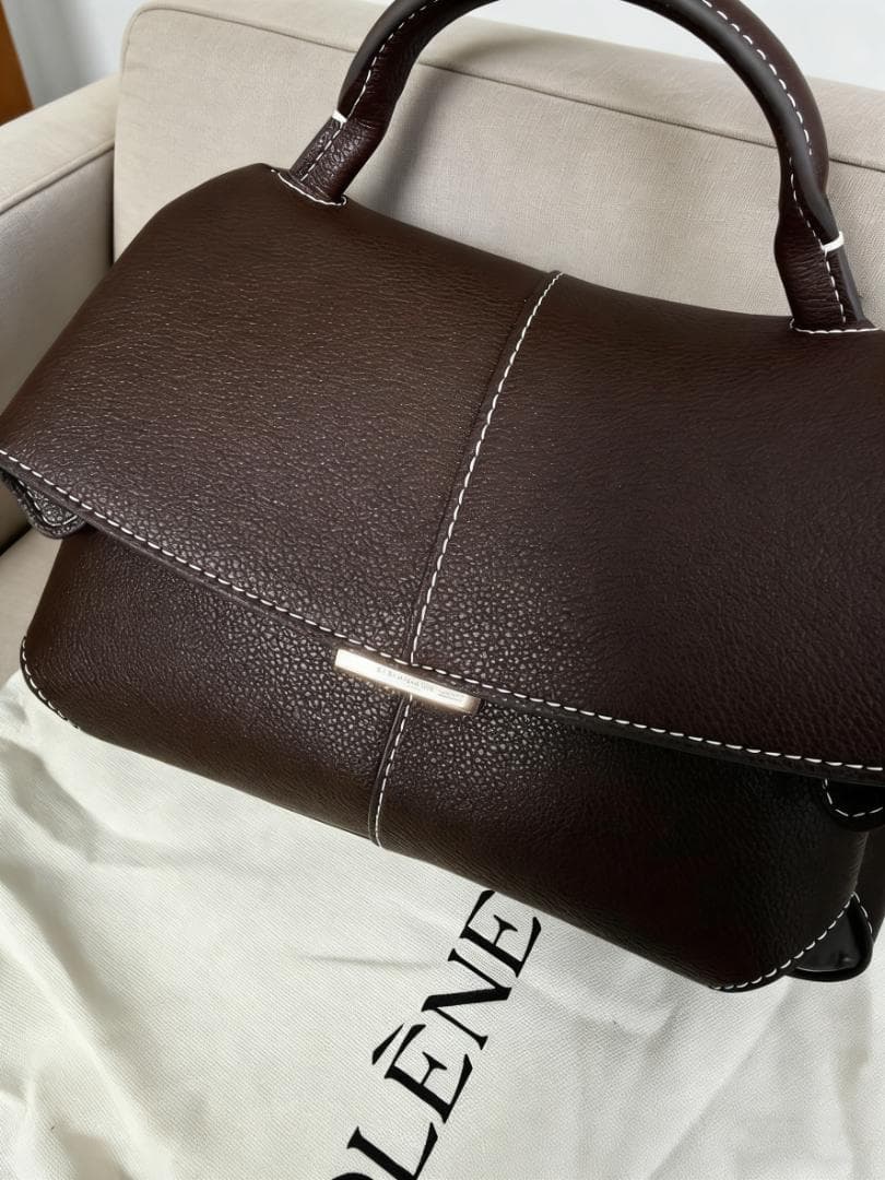 POLÈNE Mokki Mini エボニー 2WAY バッグ