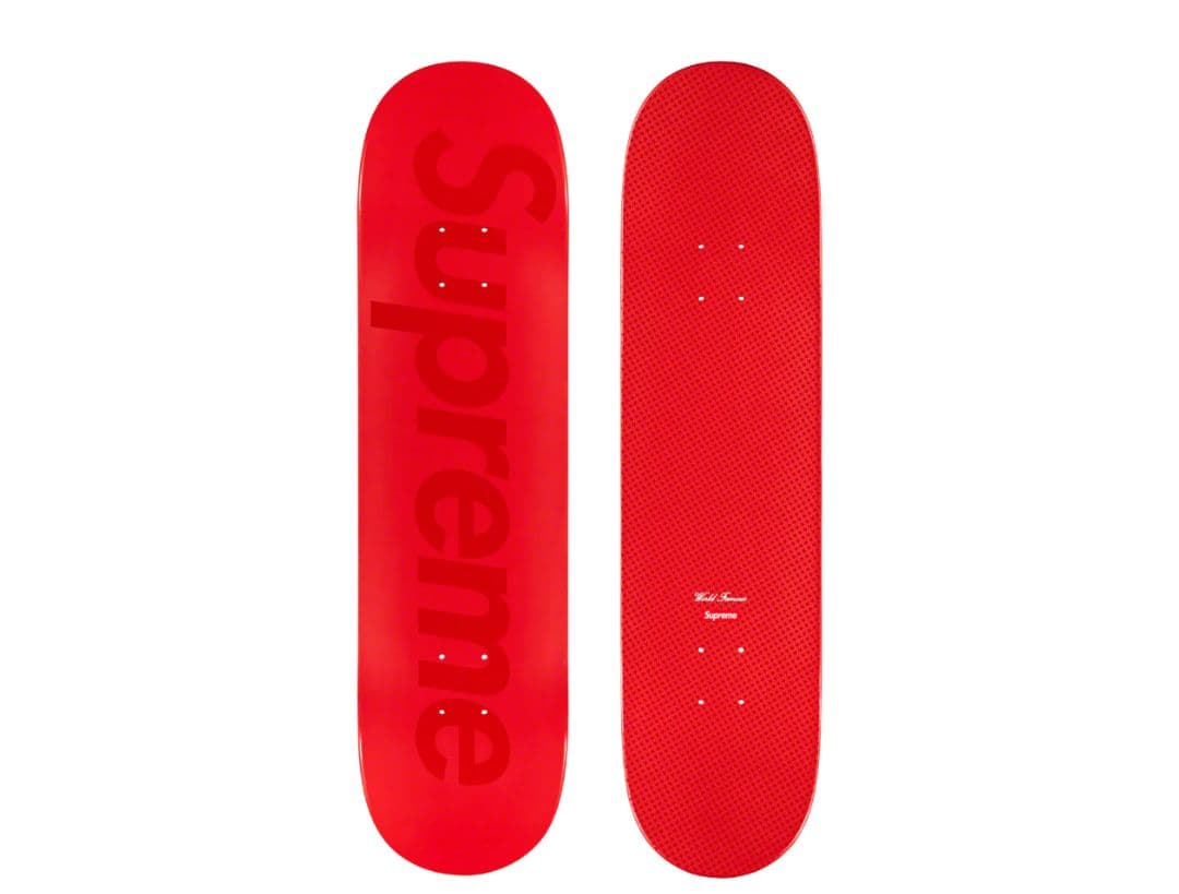 スケートボード supreme tonal box logo skateboard