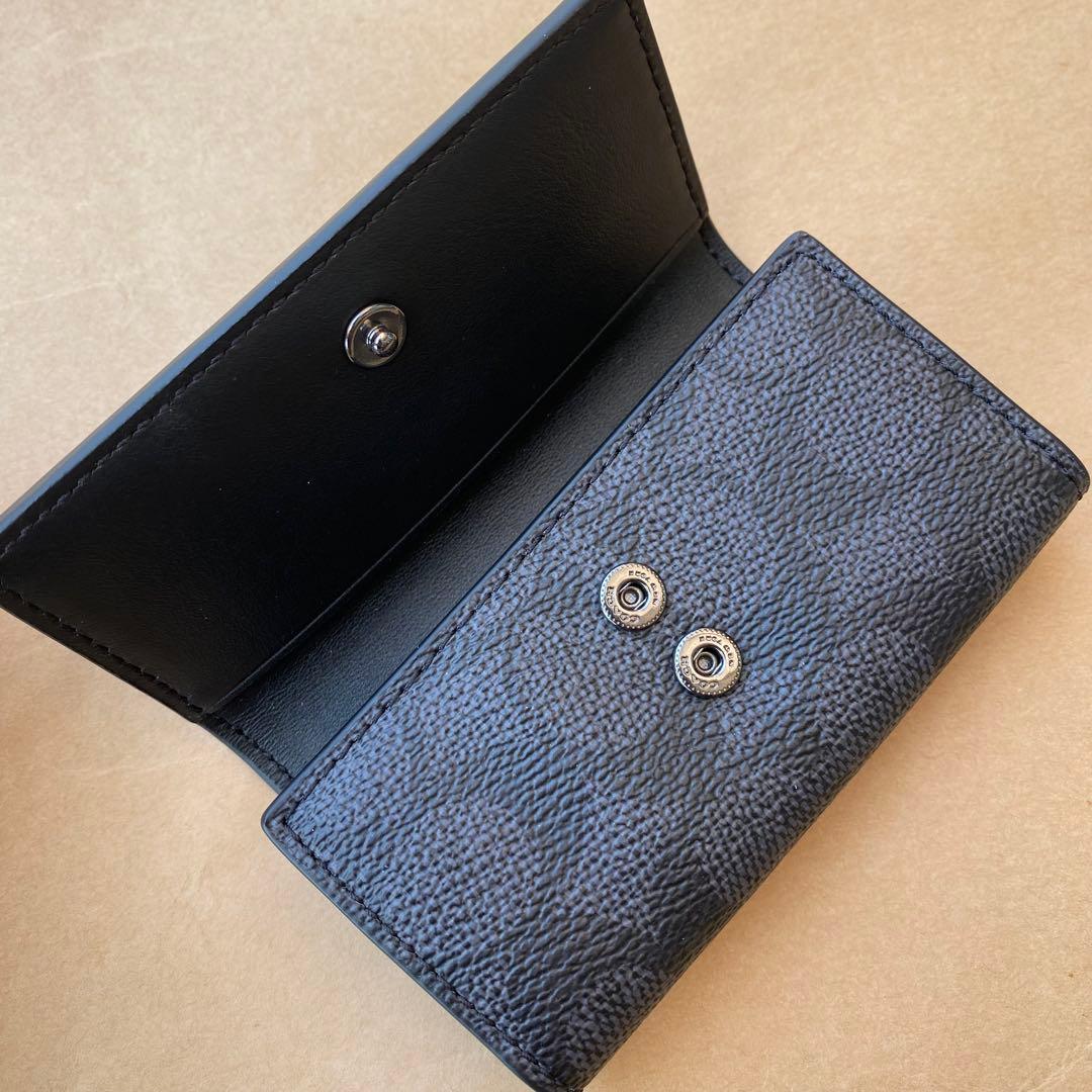 （付属品付き）コーチ　キーホルダー　キーケース　キーリング　ブラック