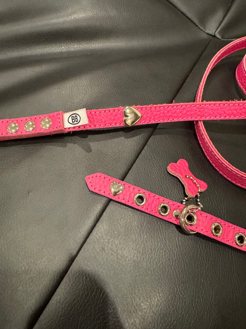 BB バディーベルト2 ピンク ハーネスリードセット