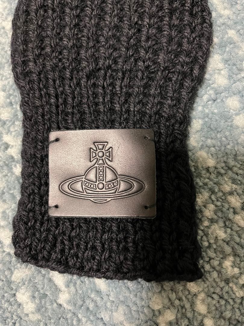 Vivienne Westwood 猫耳付きニット帽 ブラック