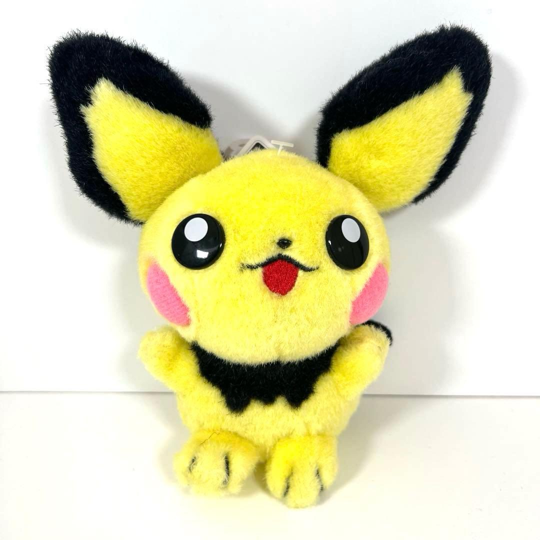 レア　希少　当時物　TOMY ポケモンぬいぐるみ　ピチュー　初期　タグ付き