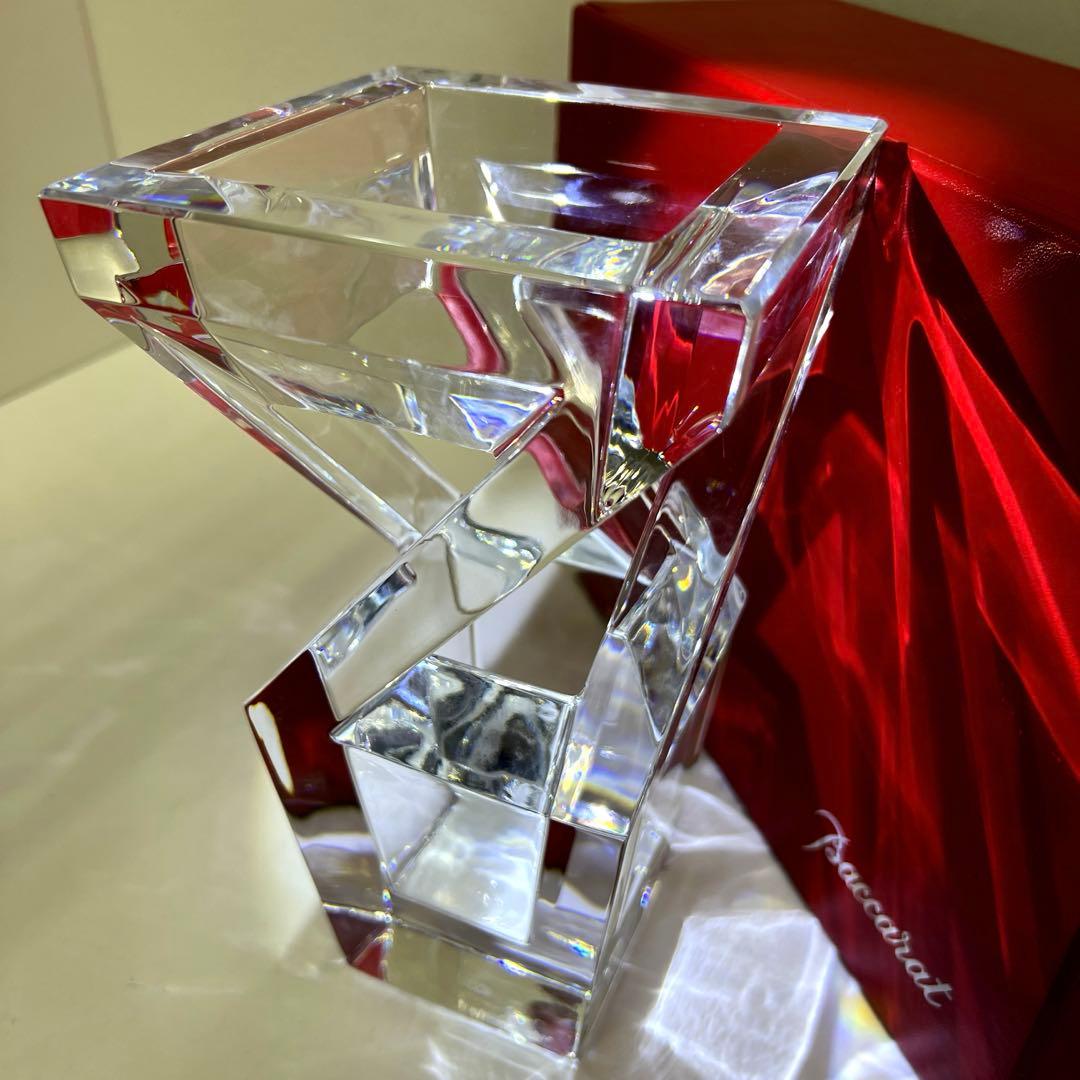 バカラ　アーキテクチャー花瓶　共箱　高さ23.8㎝　東Y7-1209☆1Fトニヒ