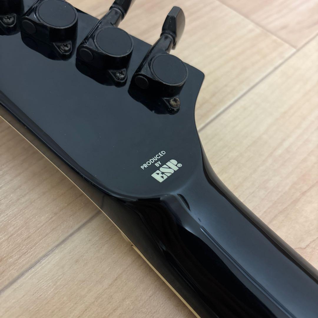 エドワーズ ブラック Vシェイプ ギター edwards