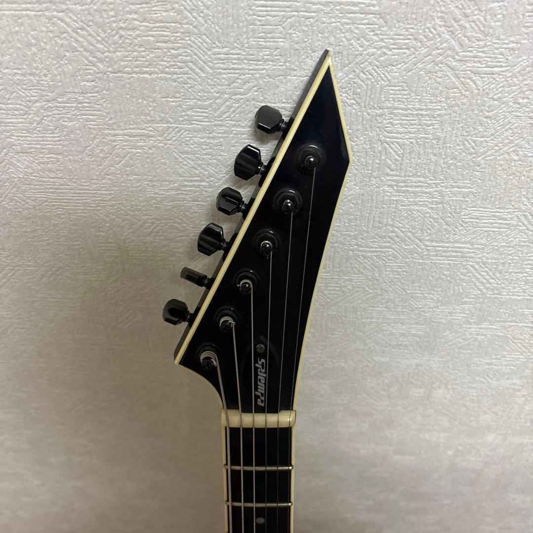 エドワーズ ブラック Vシェイプ ギター edwards