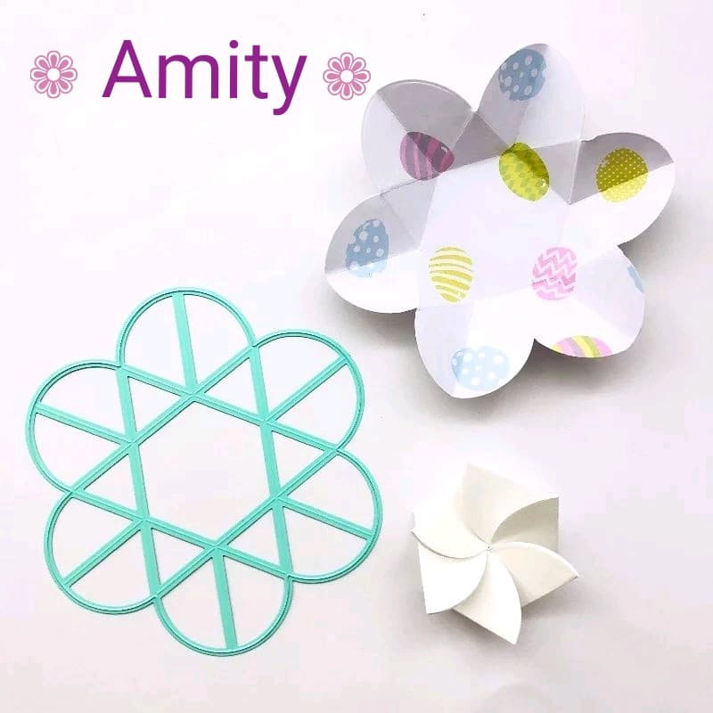 ★新入荷★和風　花型　メッセージカード　カッティングダイ