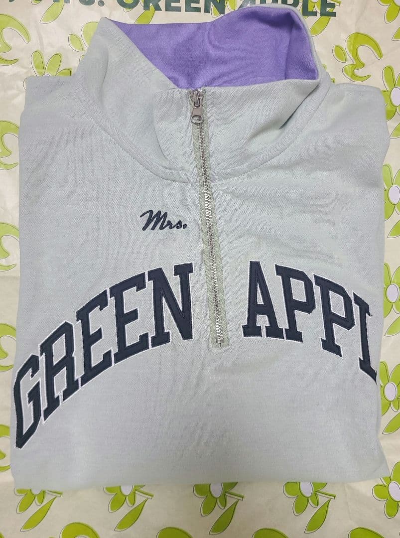 Mrs. GREEN APPLE スプリンググッズ ハーフジップ スウェットXL