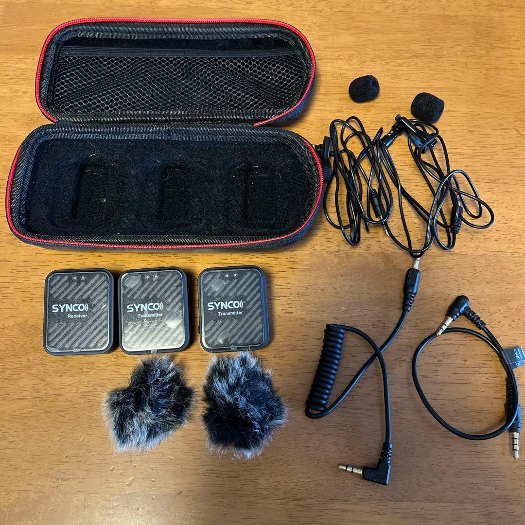 SYNCIO マイクセット 2トランスミッター付き