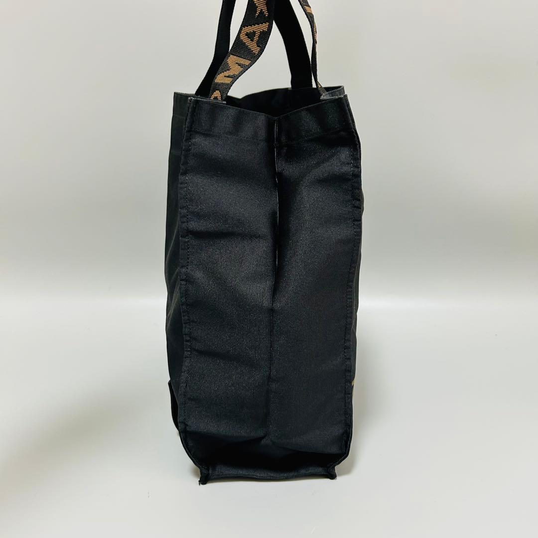 FENDI フェンディ 折り畳み ハンドバッグ ナイロン キャンバス ブラック