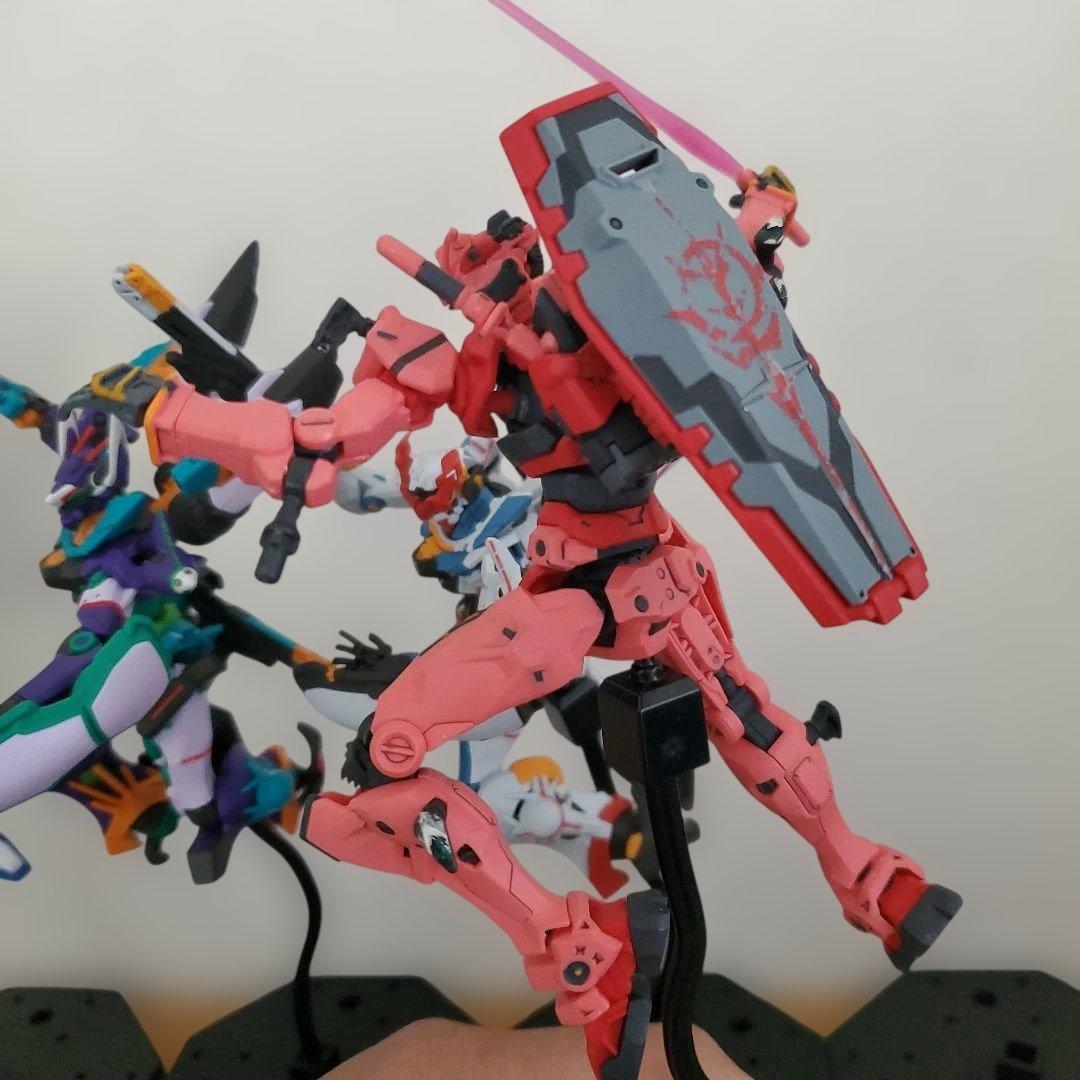 HG ガンプラ ジークアクス　ジフレド　赤いガンダム セット　プレミアムマット
