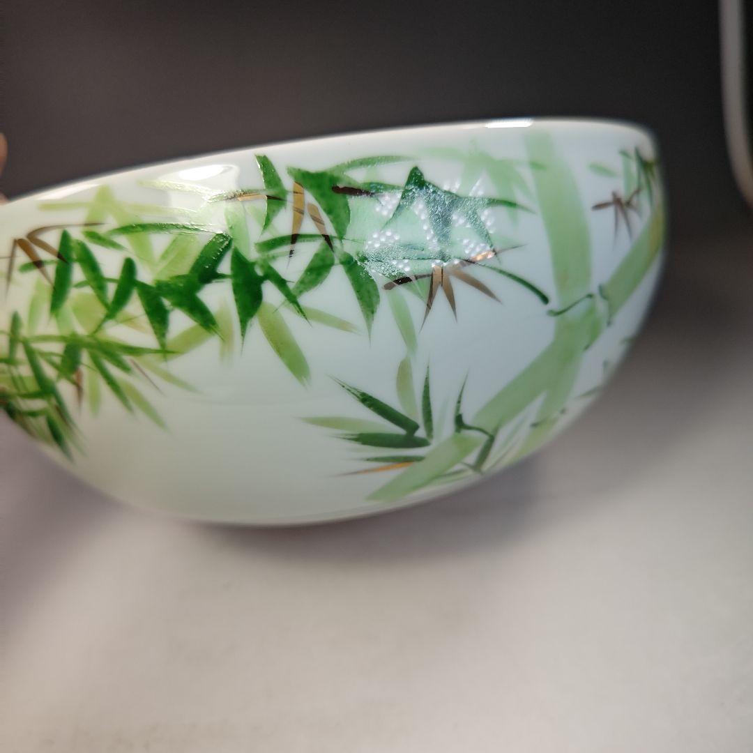 イ750 水指『洞華苑　色絵　平水指　共箱』茶道具