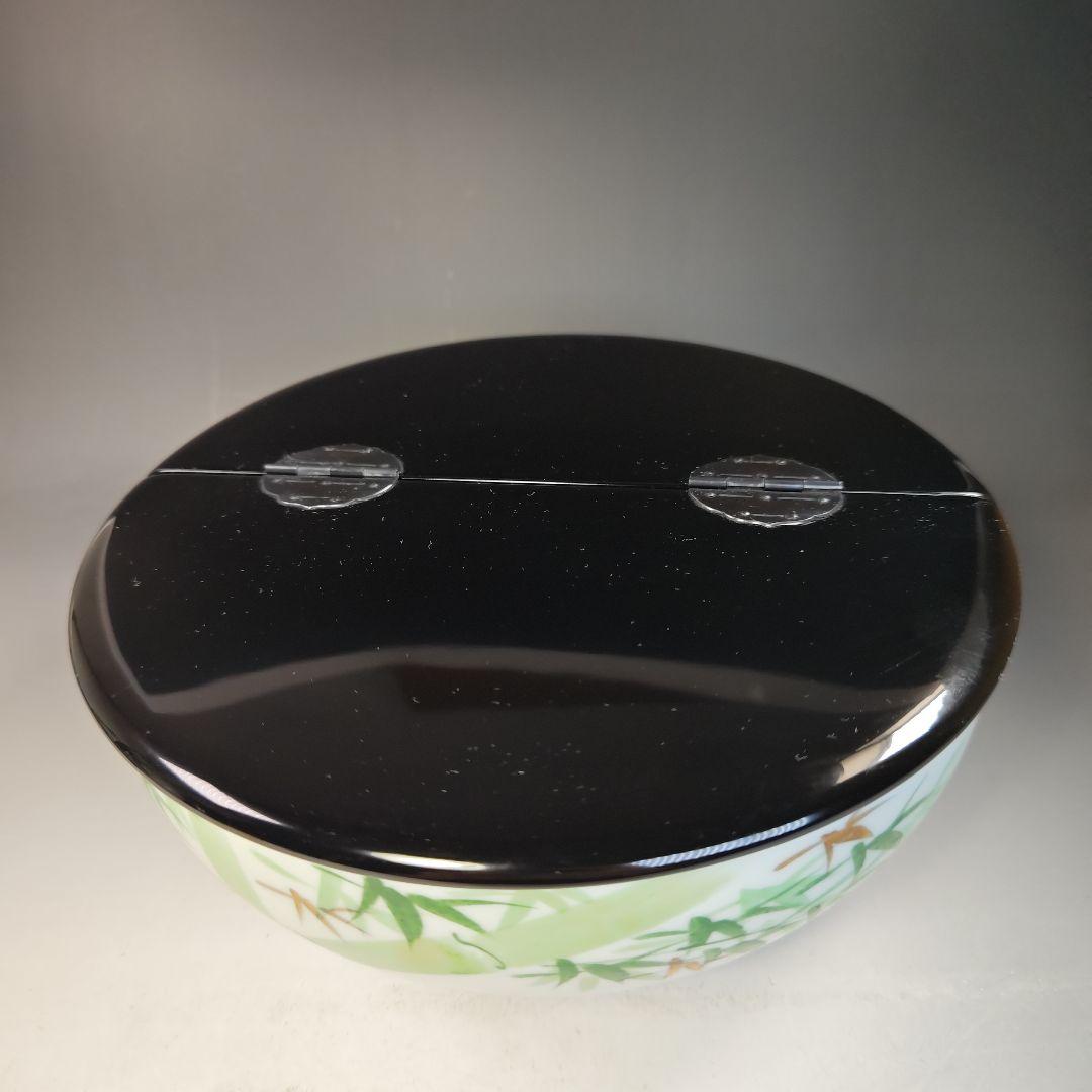 イ750 水指『洞華苑　色絵　平水指　共箱』茶道具