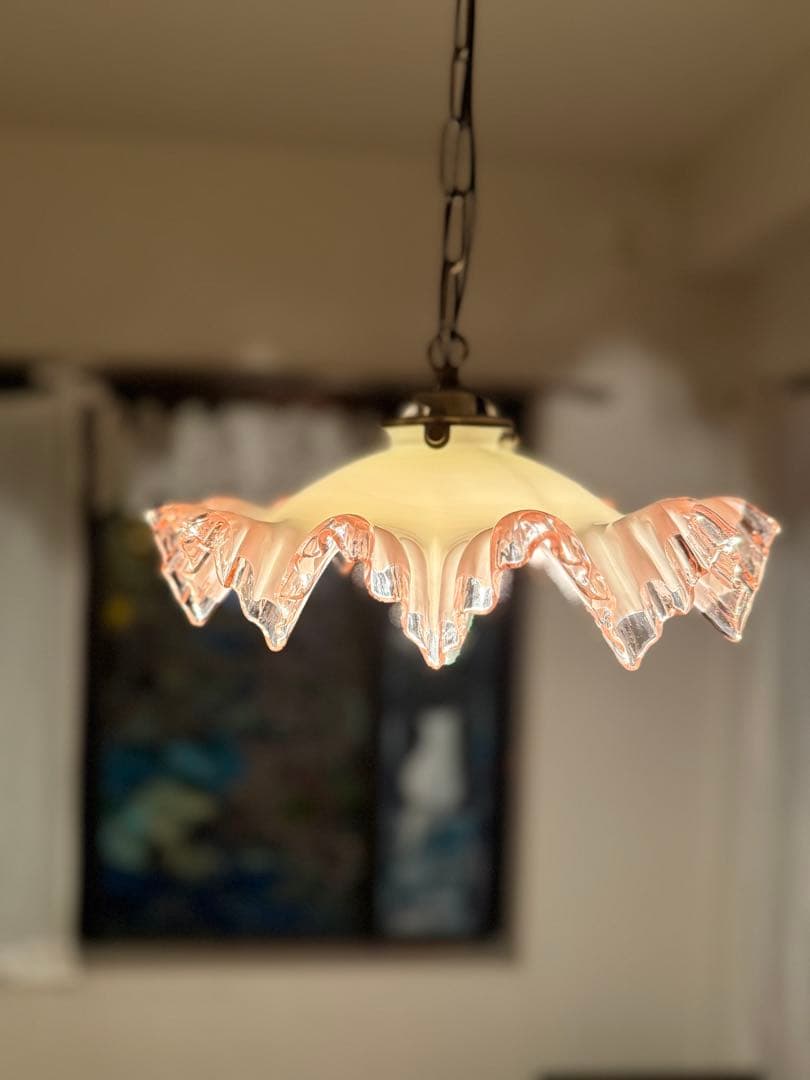 ぴすか フランス製 アンティークランプシェード