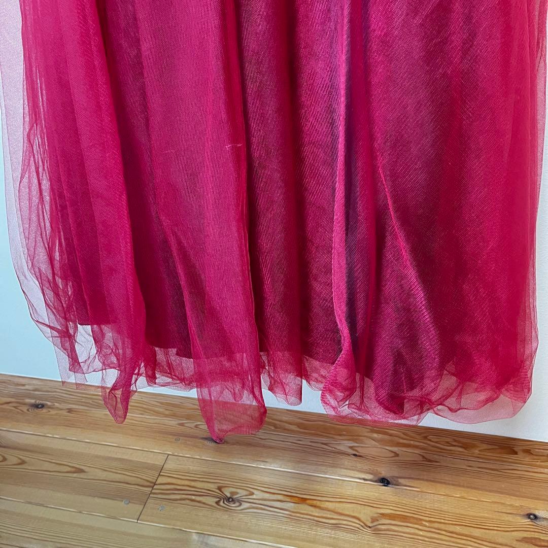 DRESS ROOM AMI ワインレッド ロングドレス 演奏会