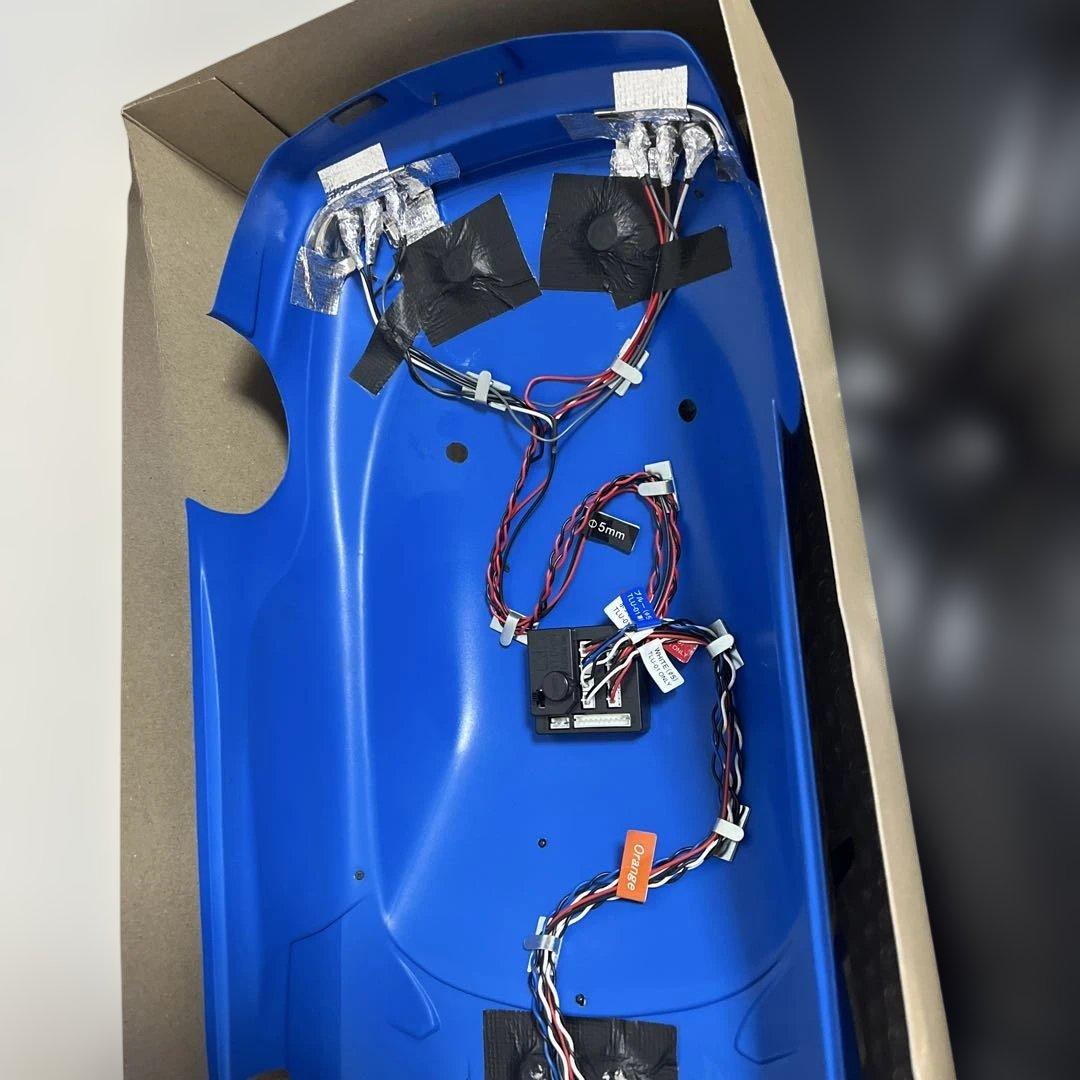 1/10　ラジコンボディ　RX-7　RE雨宮　電飾付き