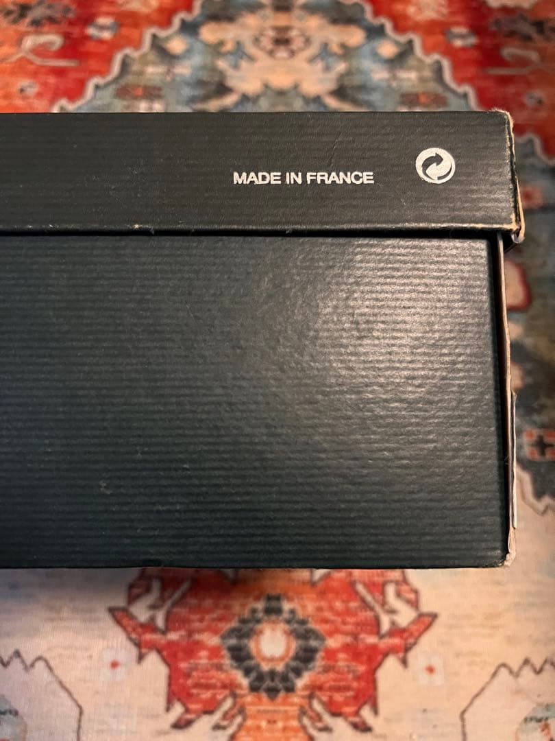 箱・証明書有MICHAEL MARRON MARCHE 41.5 茶　シボ革