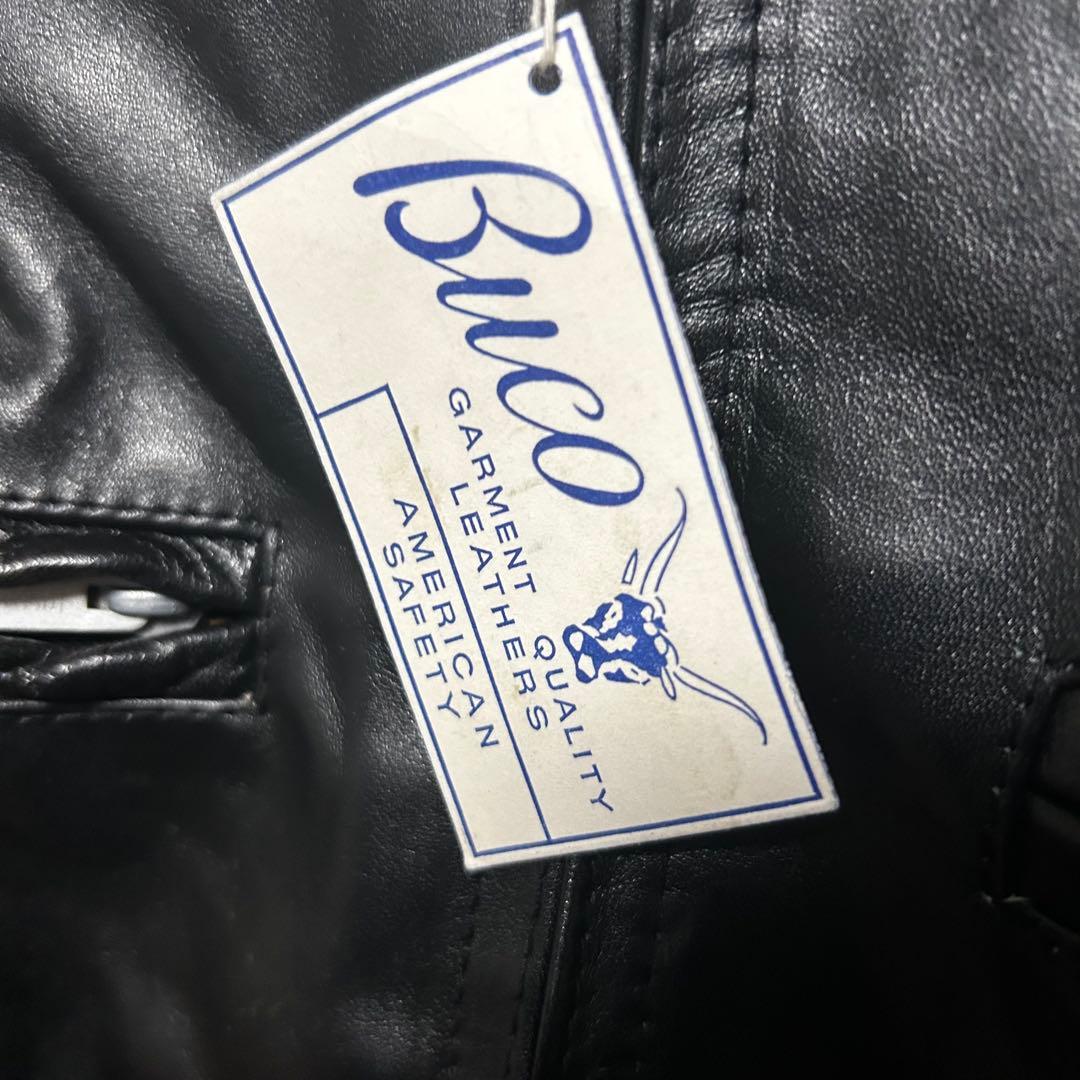 【デッドストック】BUCO ブコ　革ジャン　シングルライダース　ヴィンテージ40