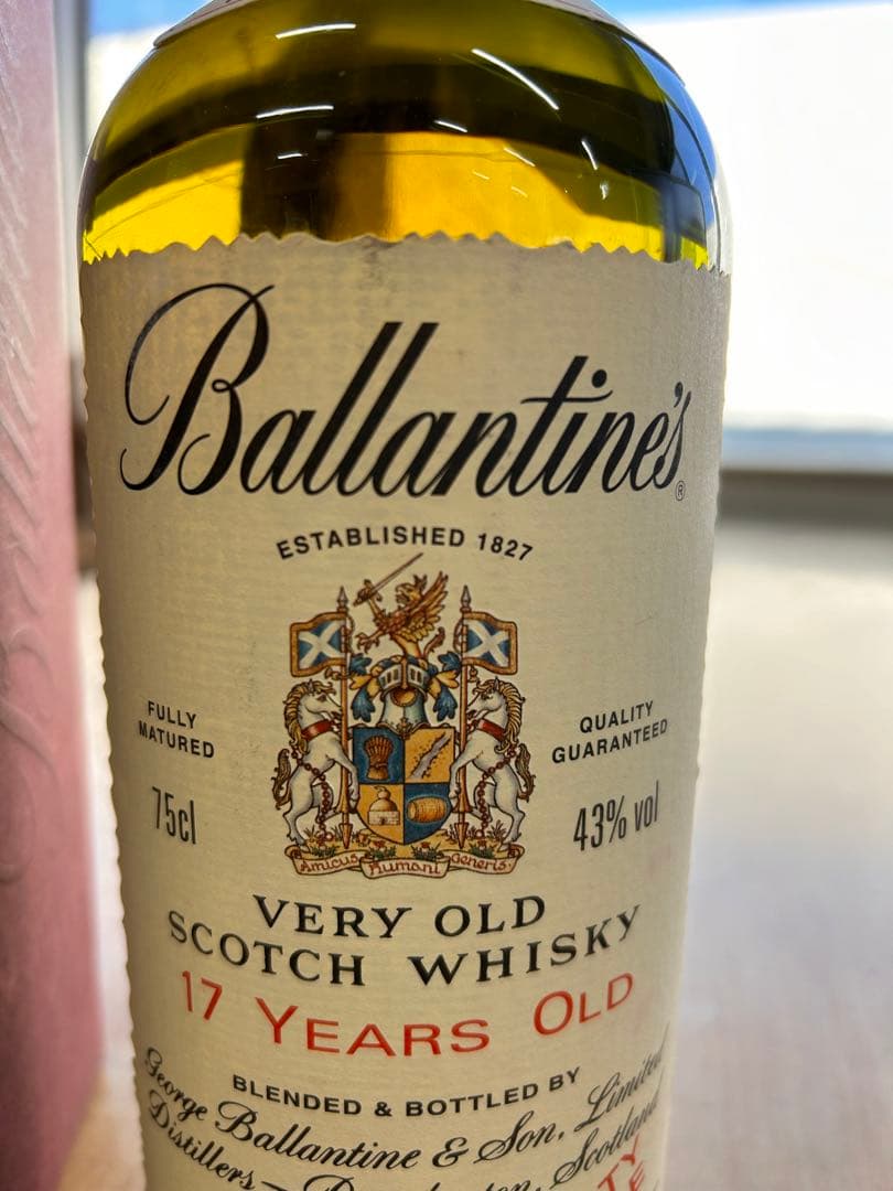バランタイン　17年　未開栓