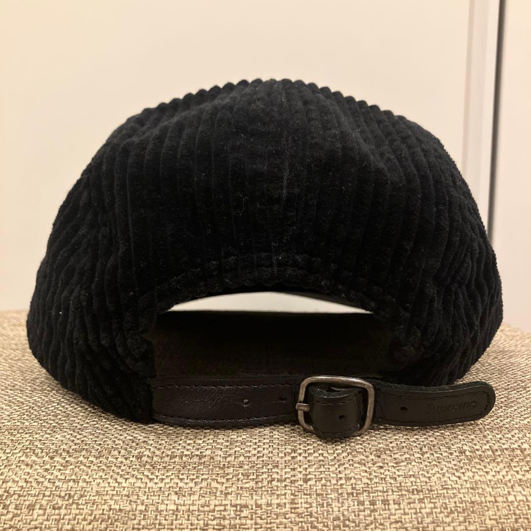 Supreme コーデュロイキャップ 黒
