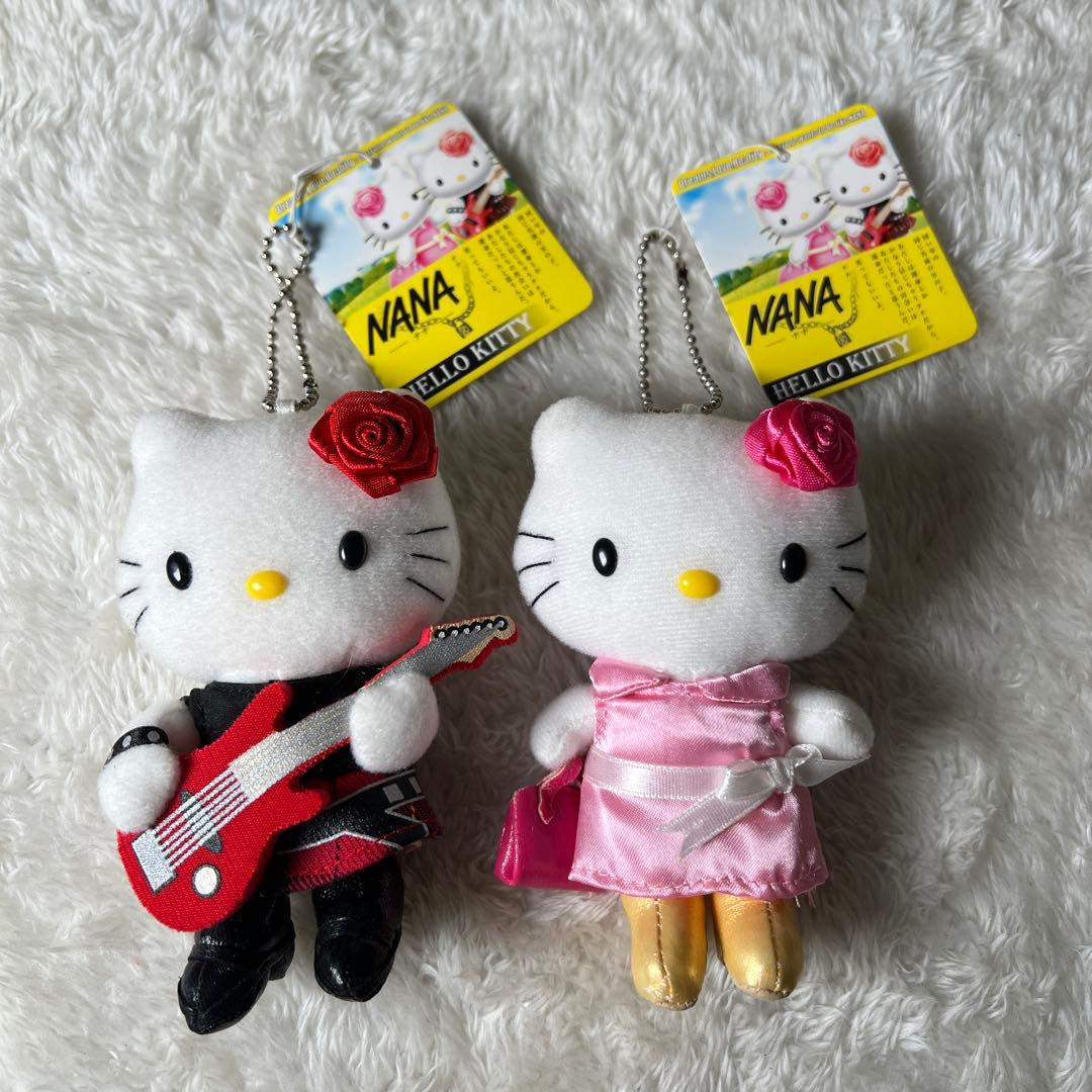 ハローキティ ナナ NANA コラボ　ぬいぐるみマスコット 小松奈々　大崎ナナ