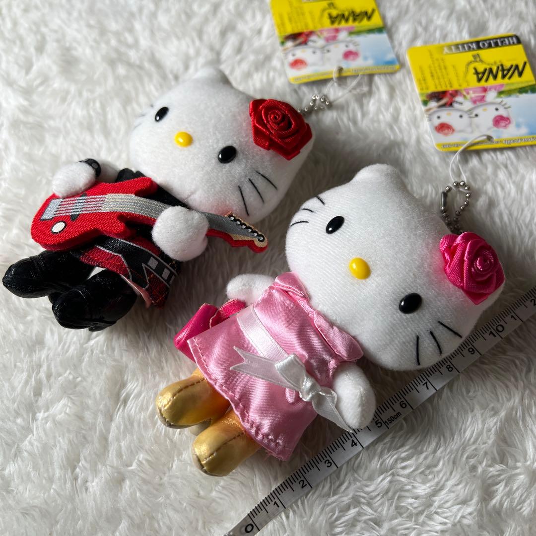 ハローキティ ナナ NANA コラボ　ぬいぐるみマスコット 小松奈々　大崎ナナ