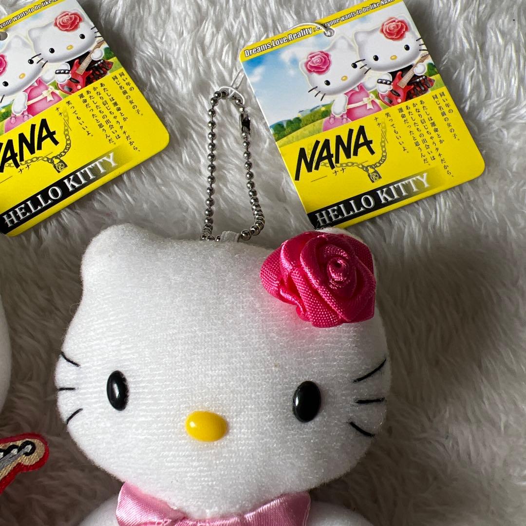 ハローキティ ナナ NANA コラボ　ぬいぐるみマスコット 小松奈々　大崎ナナ
