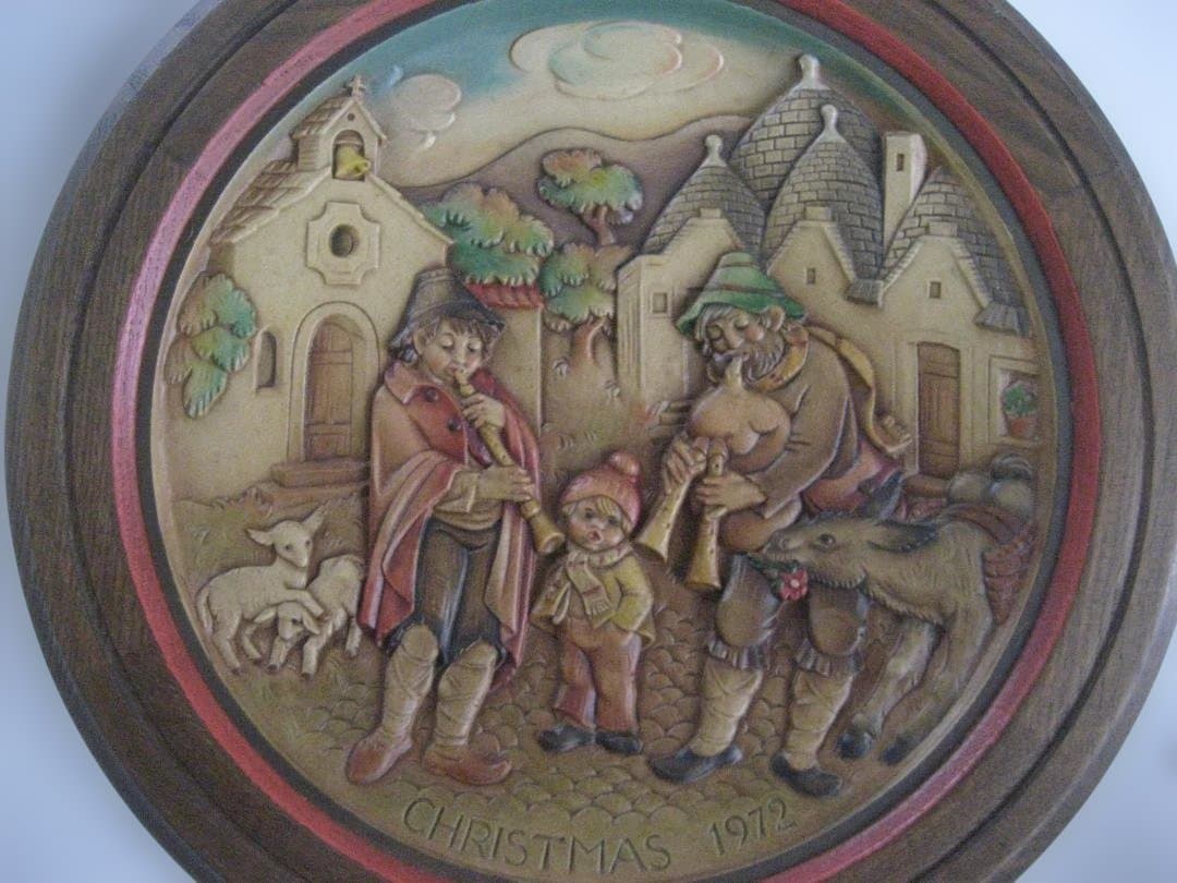 イマダケ! ANRI アンリ 1972 製 クリスマス飾り壁掛けシリアル5044