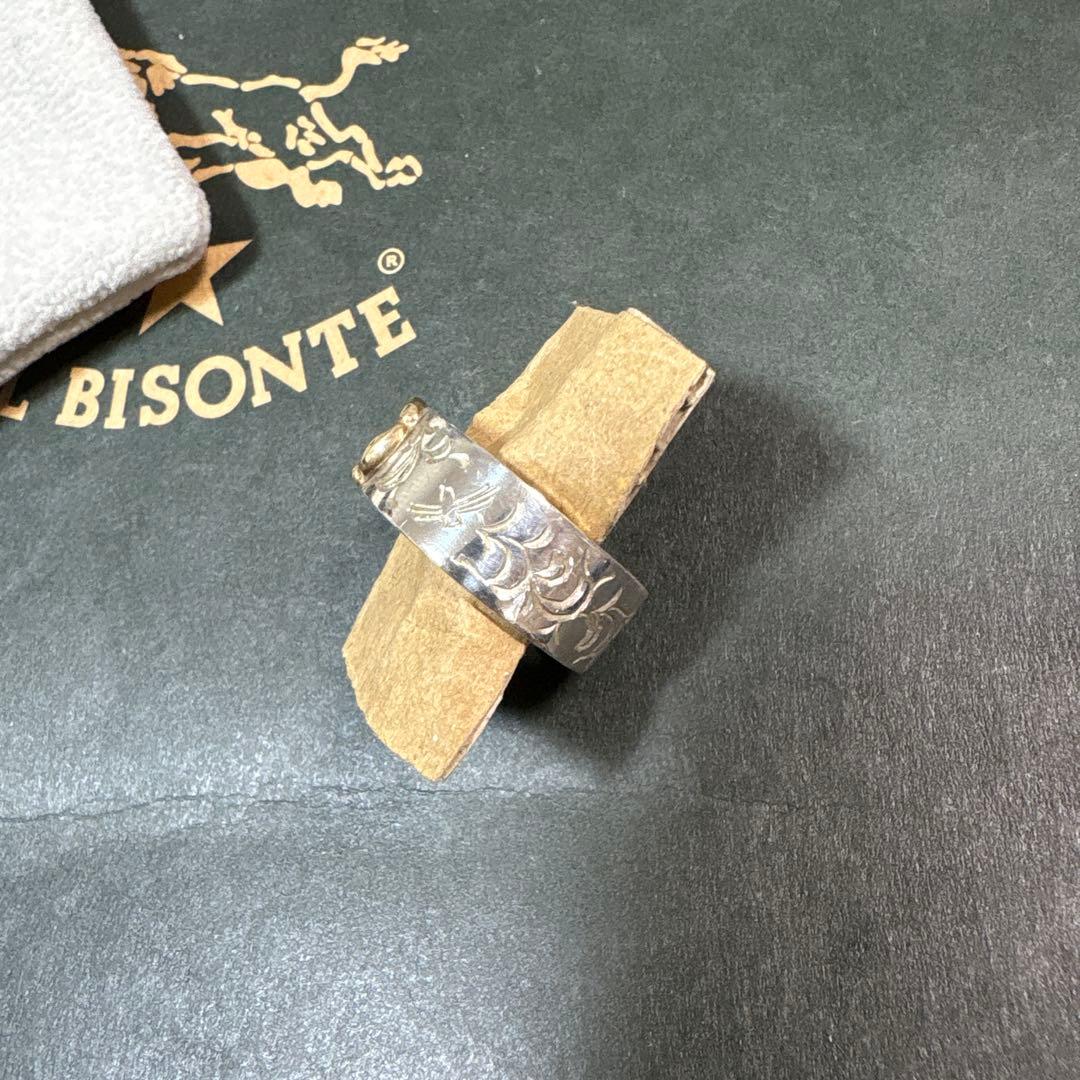 廃盤品TADY&KING アラベスク平打ちリングGPローズ 唐草17号