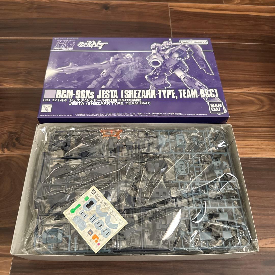 HG1/144 ジェスタ（シェザール隊仕様 A班装備 B&C班装備）