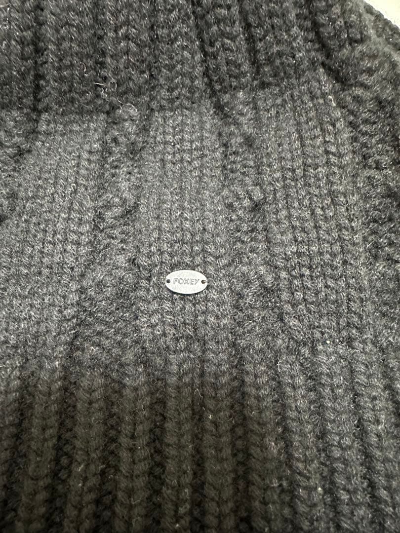 Foxeyカシミヤニット帽