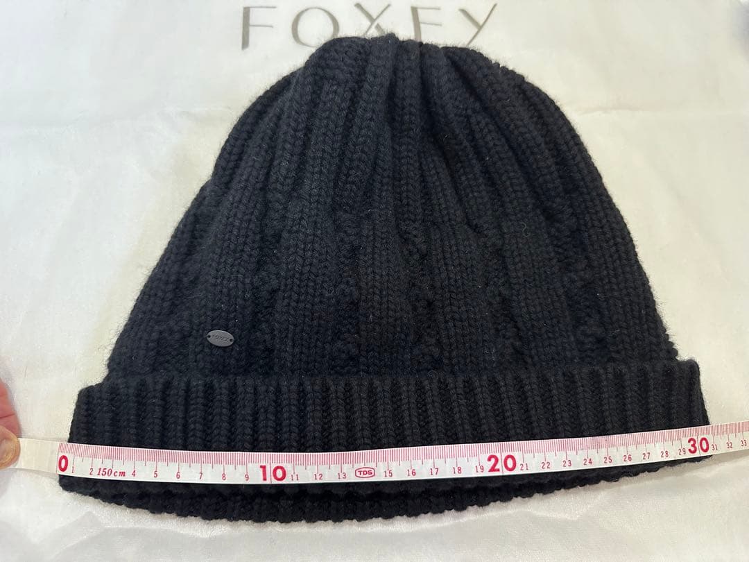 Foxeyカシミヤニット帽