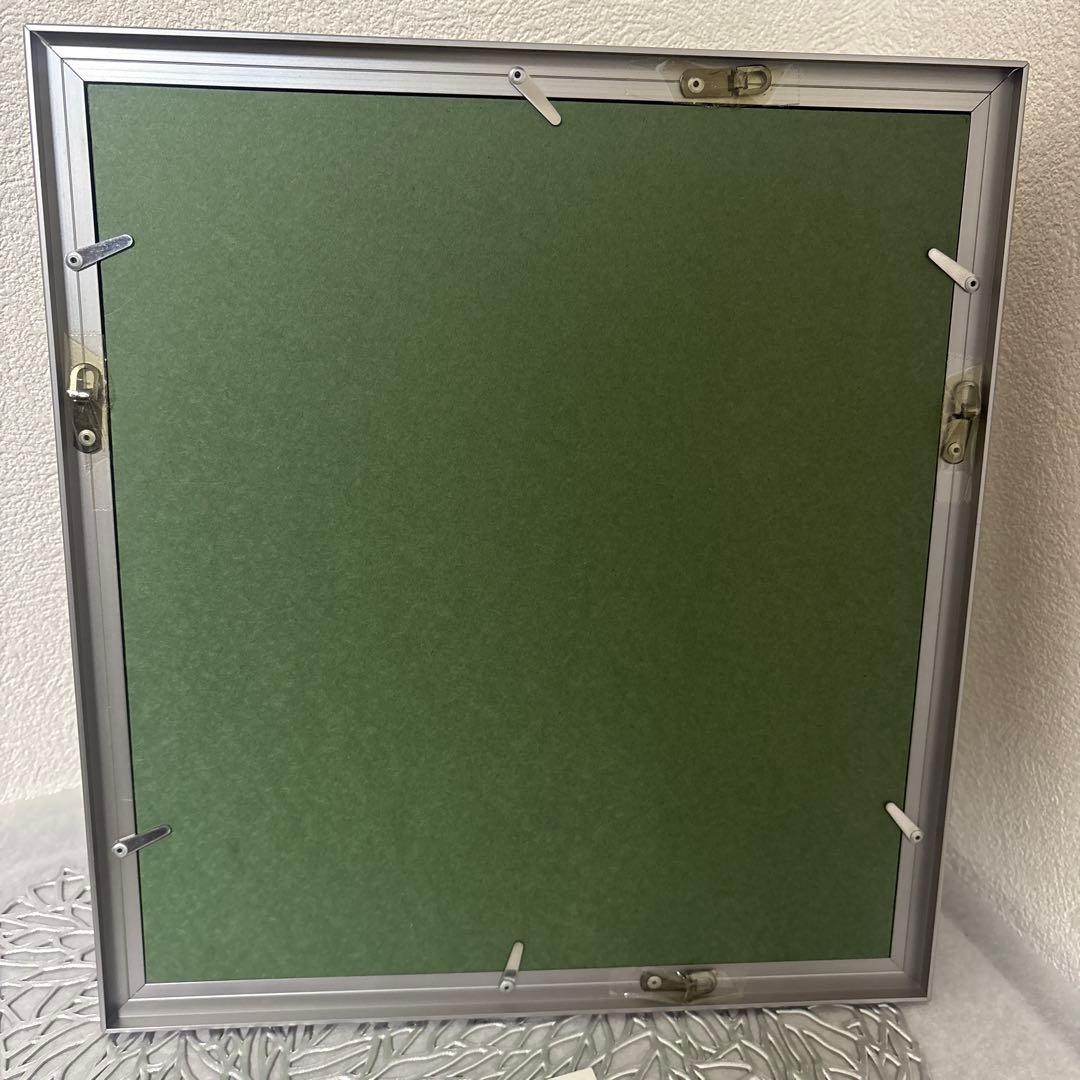 ⭐️ 九谷焼 人間国宝 浅蔵五十吉(与成)浅蔵与成　陶板　額装九谷焼