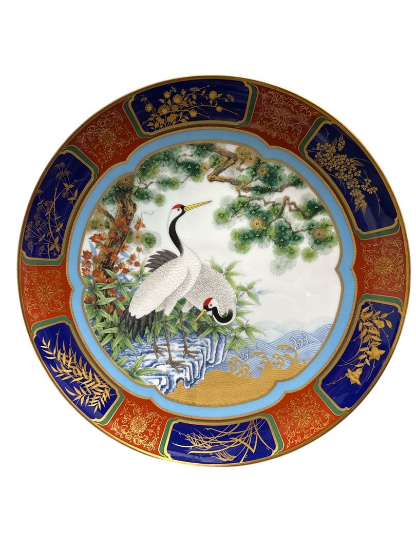 【ノリタケ】　 「紀年額皿1979-3000／2049限定品」　ケース付き　優雅