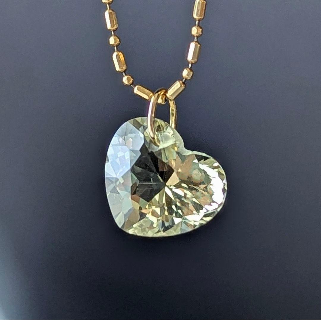 ♢N♢K18 ピンクスピネル＋レモンクォーツ チャーム