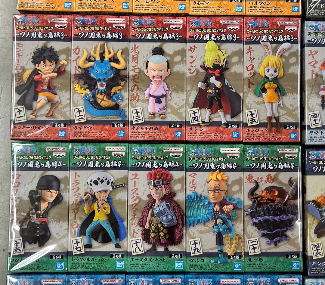 【新品未開封】ワーコレ ワノ国鬼ヶ島編コンプ+ギア5スペシャル 計60体
