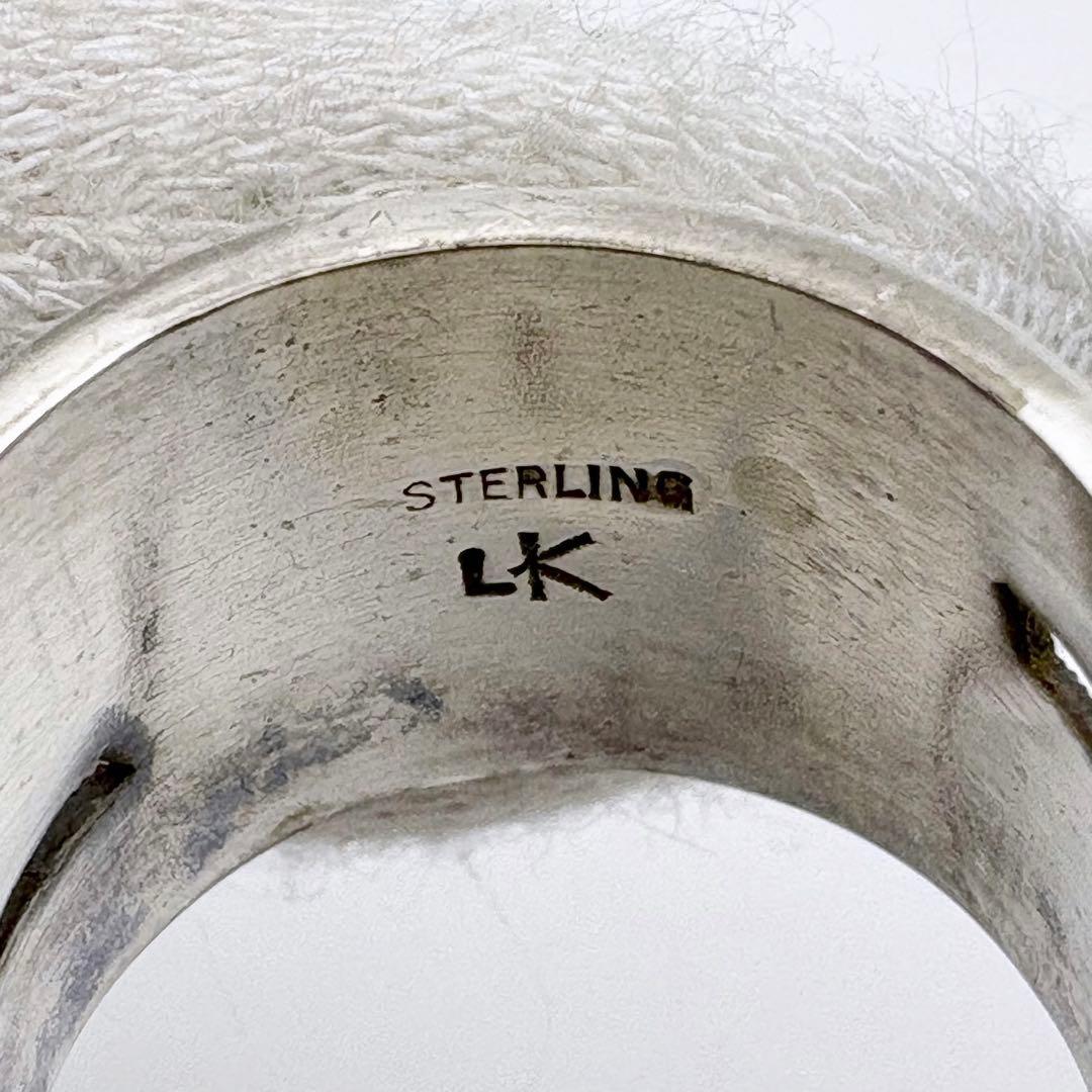 ホピ族 ルシオンバ マンインザメイズ リング 9号 希少