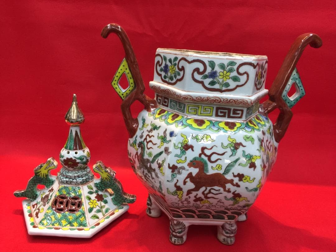 中国風☆陶器☆オブジェ☆骨董品☆古物