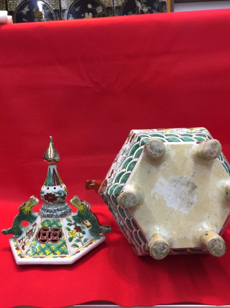 中国風☆陶器☆オブジェ☆骨董品☆古物